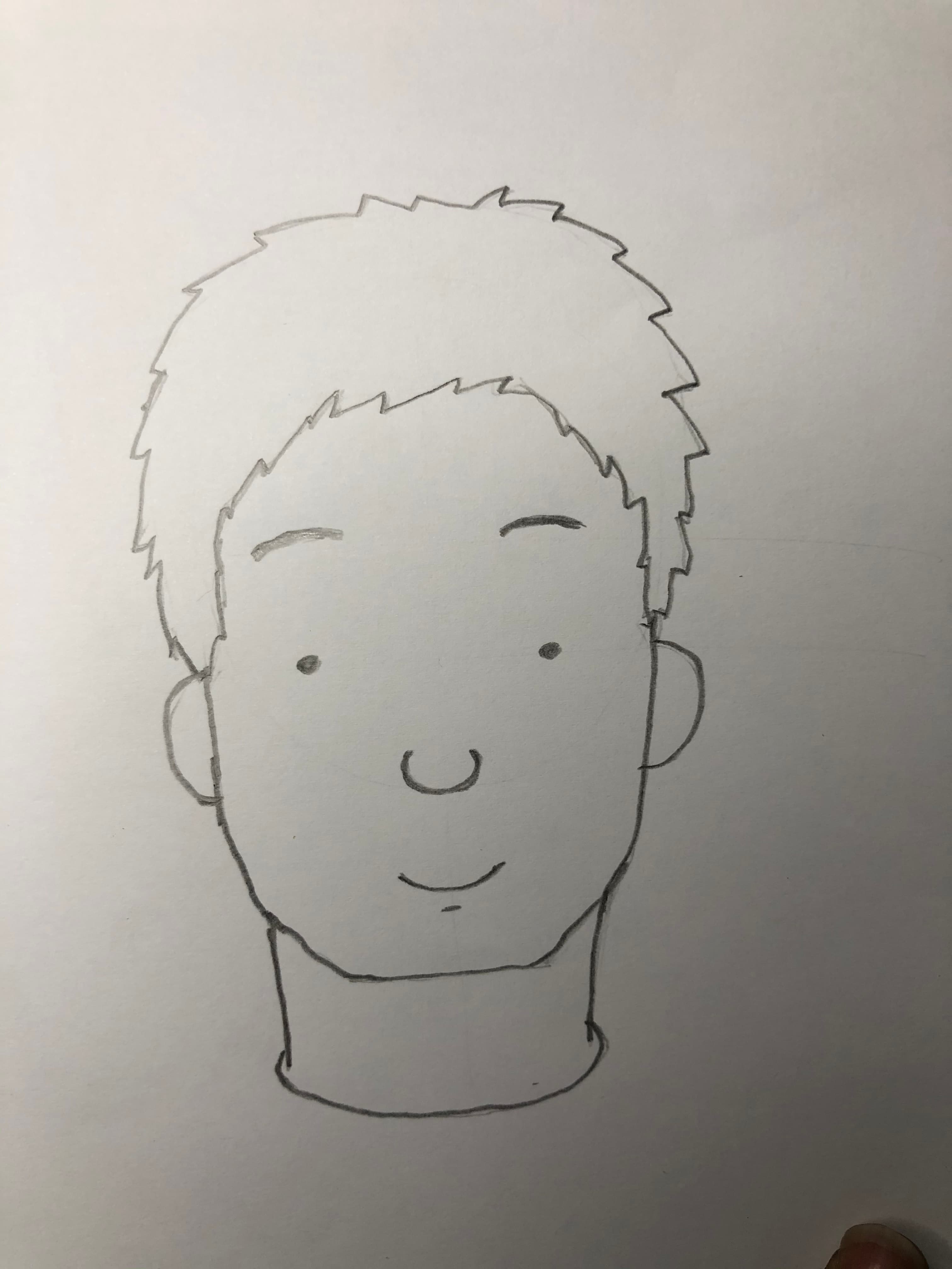 How To Sketch A Simple Face For Illustrations